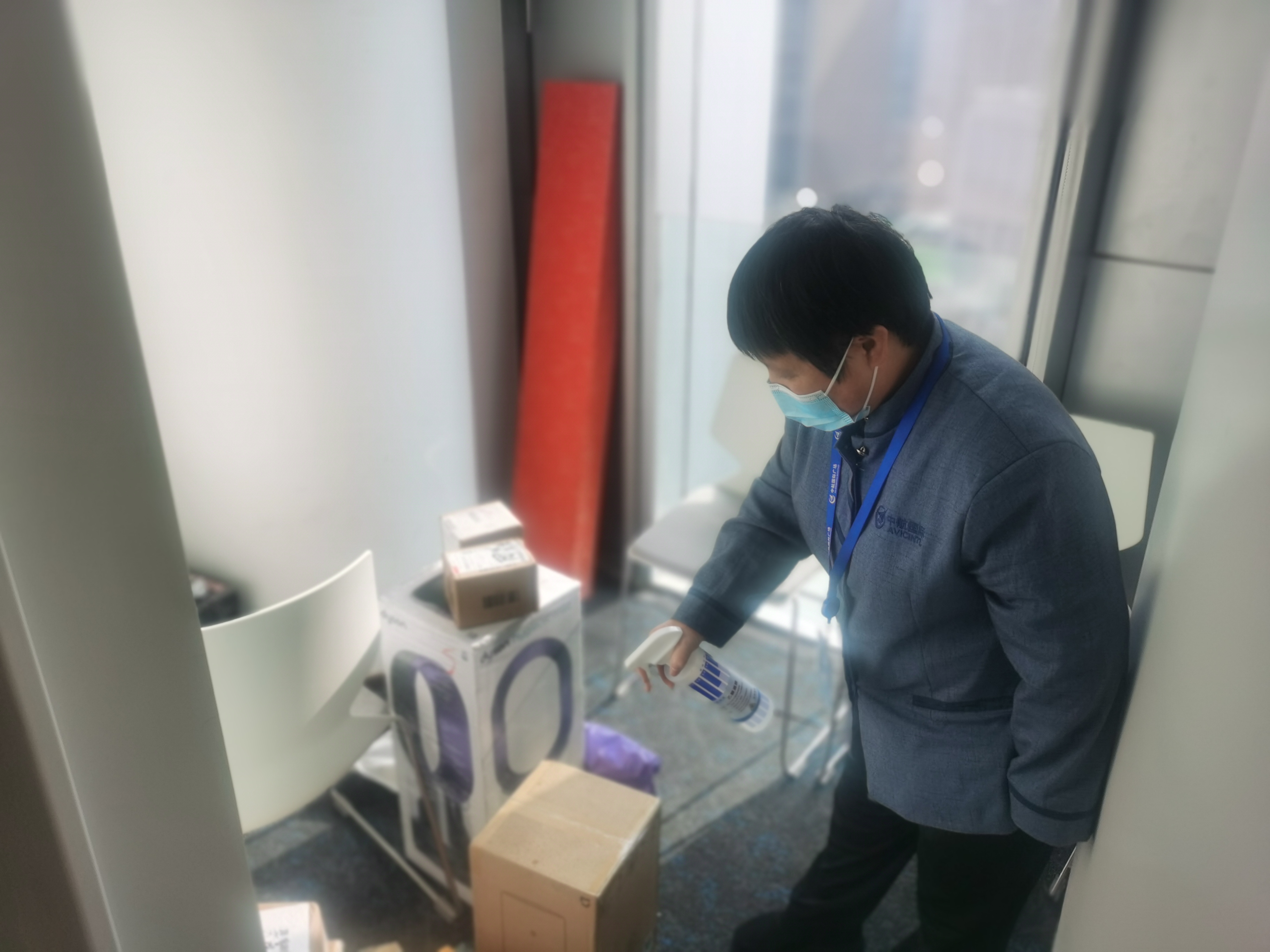 “快递”也要“防疫”——亦庄人才集团严酷落实快递防疫管控事情
